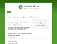 Tablet Screenshot of haas-jagd.de